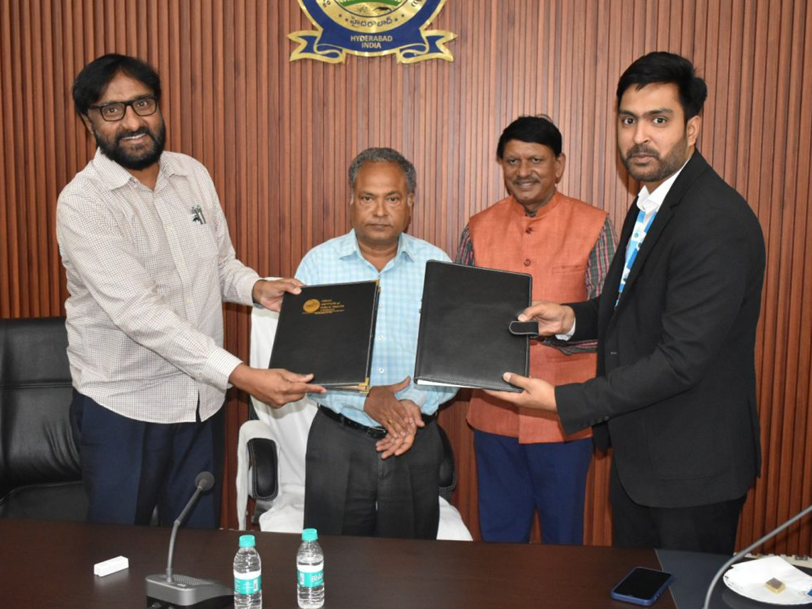 PVNRTVU signed MoU with Indian Institute of Public Health, Hyderabad 